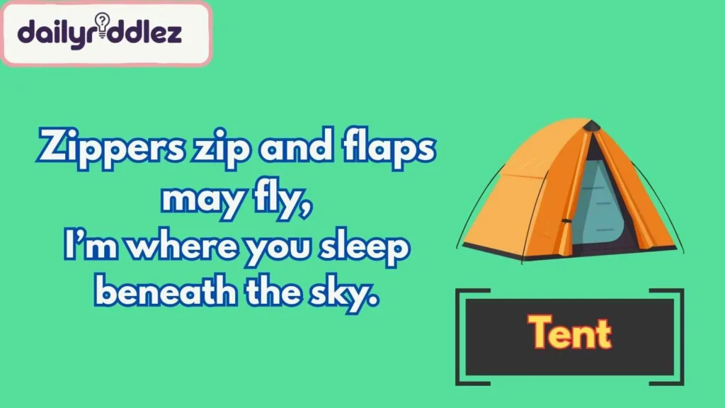 Tent Talkers: Riddles