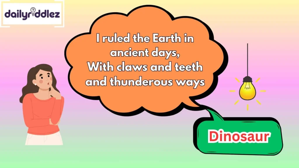 Ancient and Awesome Lizards riddles