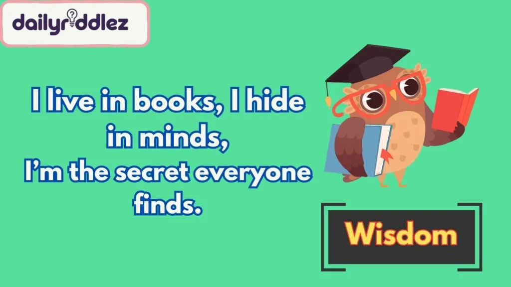 Riddles About Wisdom and Knowledge