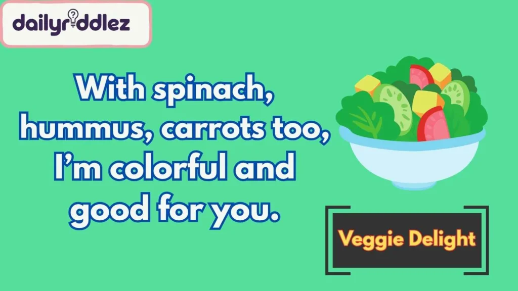 Veggie & Healthy Sandwich Riddles