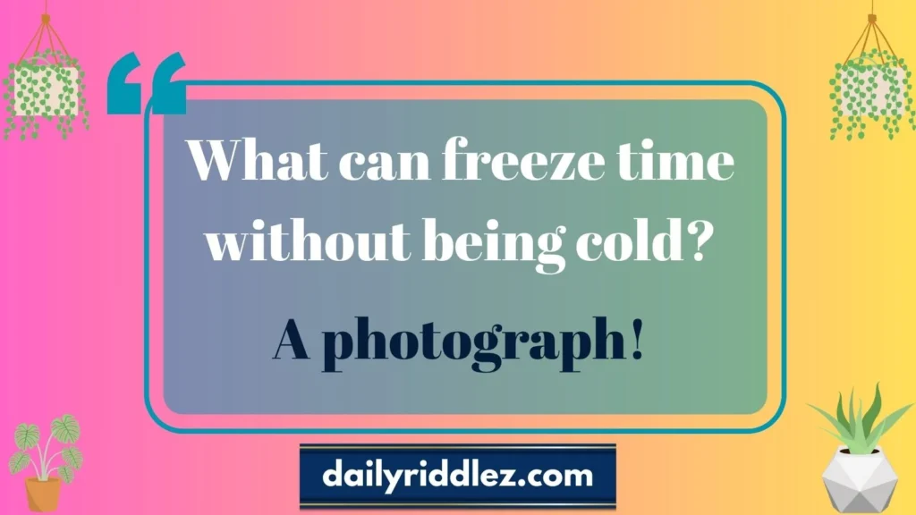 Best Photography Riddles for Kids