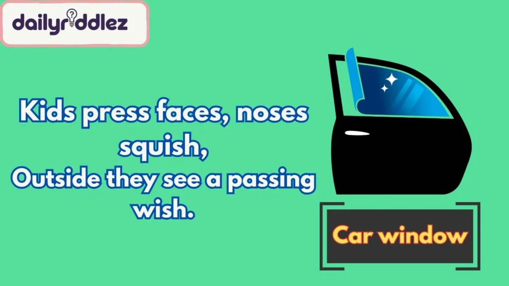 Car Window Riddles