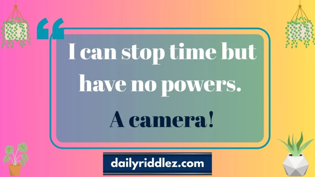 Clever Photography Riddles