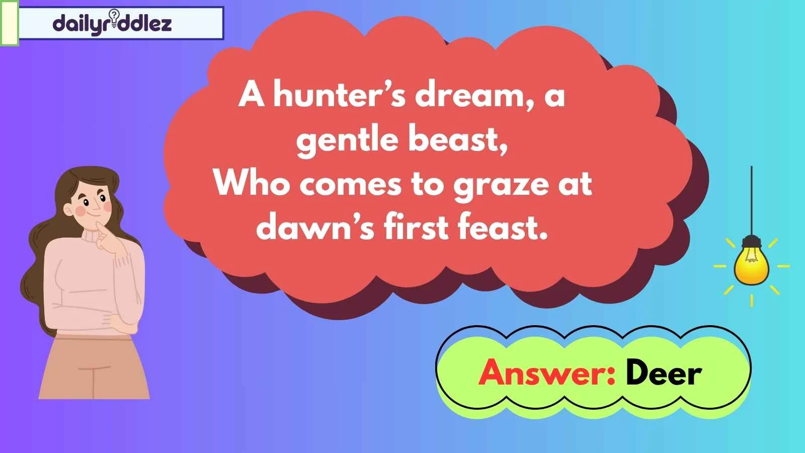 Read more about the article 203+ Deer Riddles That’ll Stump Even Hunters 🦌 (2025)