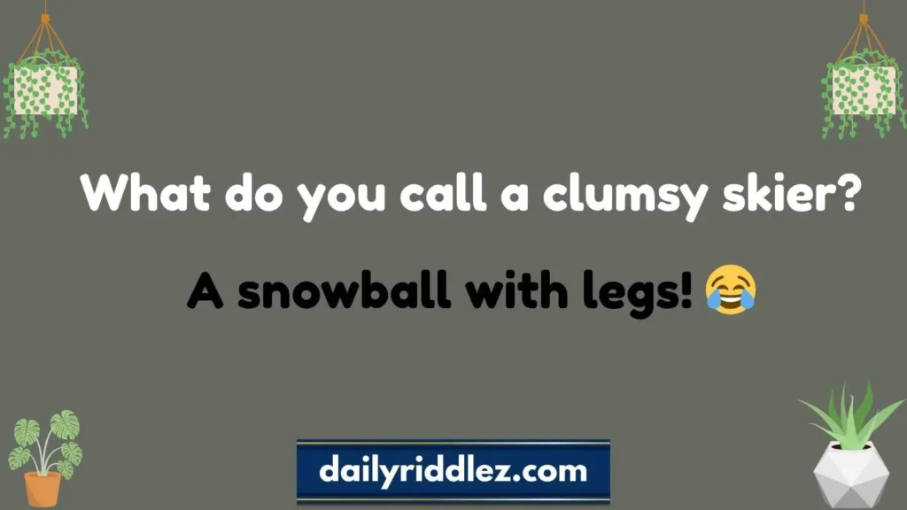 Funny Ski Riddles