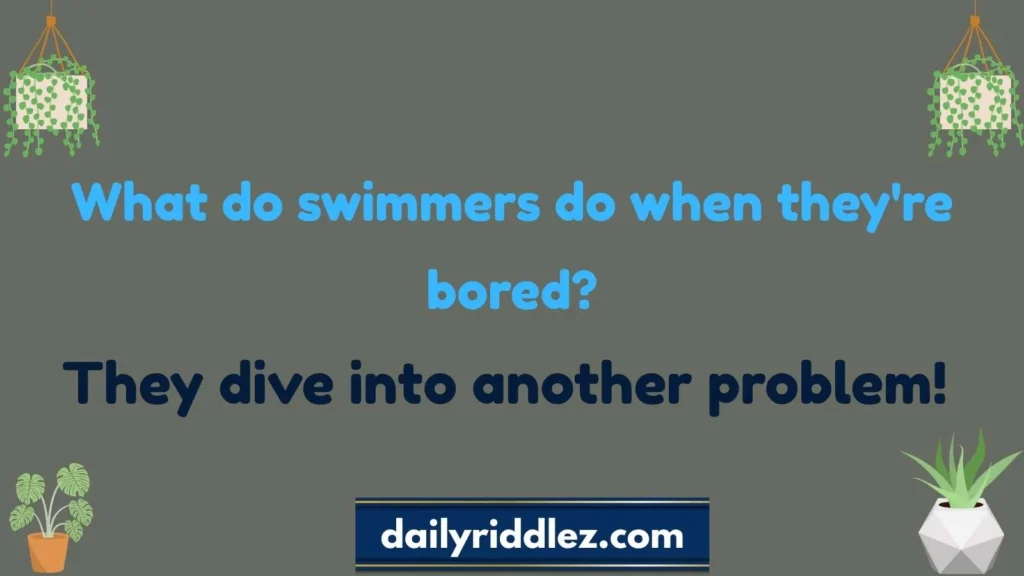 Funny Swimming Riddles for All Ages