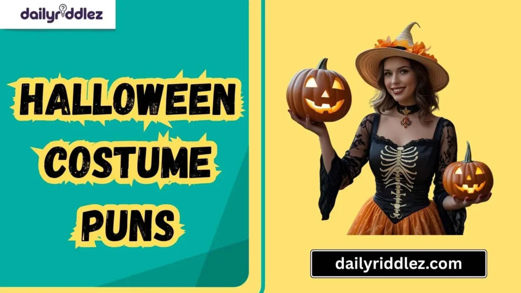 Punny Couple and Group Halloween Costume Puns