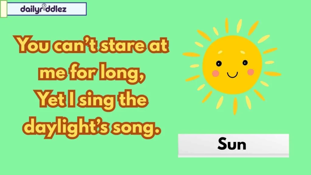 Riddles About Sunlight