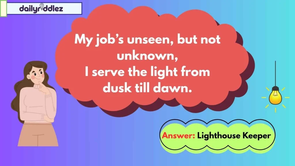 Riddles of the Lighthouse Life