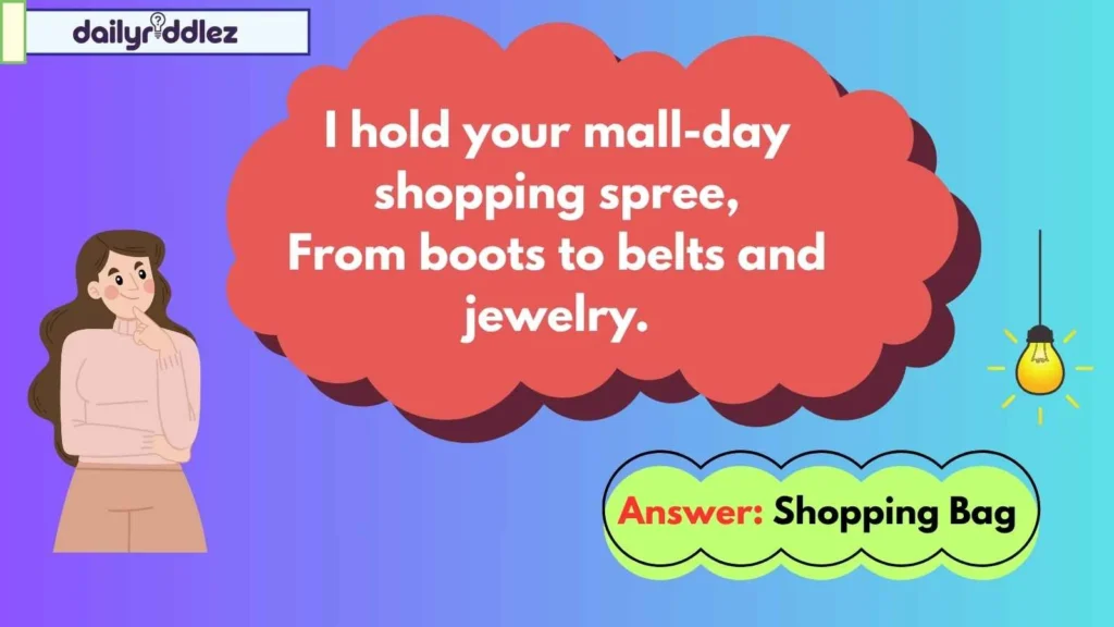 Shopping & Tote Bag Riddles