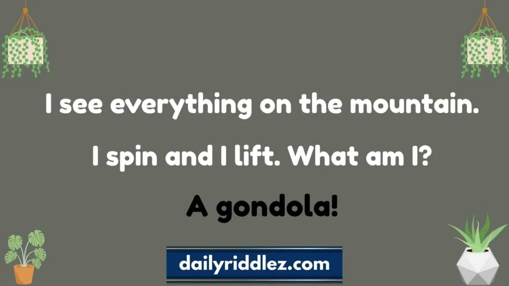 Tricky Ski Riddles