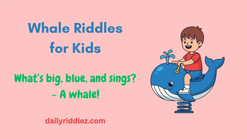 Whale Riddles for Kids