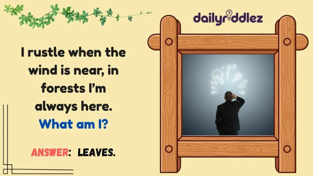 Forest Riddles with Answers