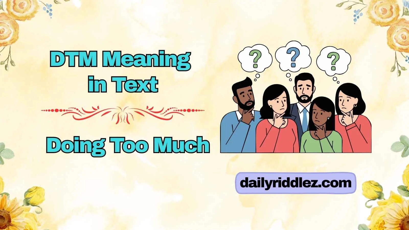 DTM Meaning in Text