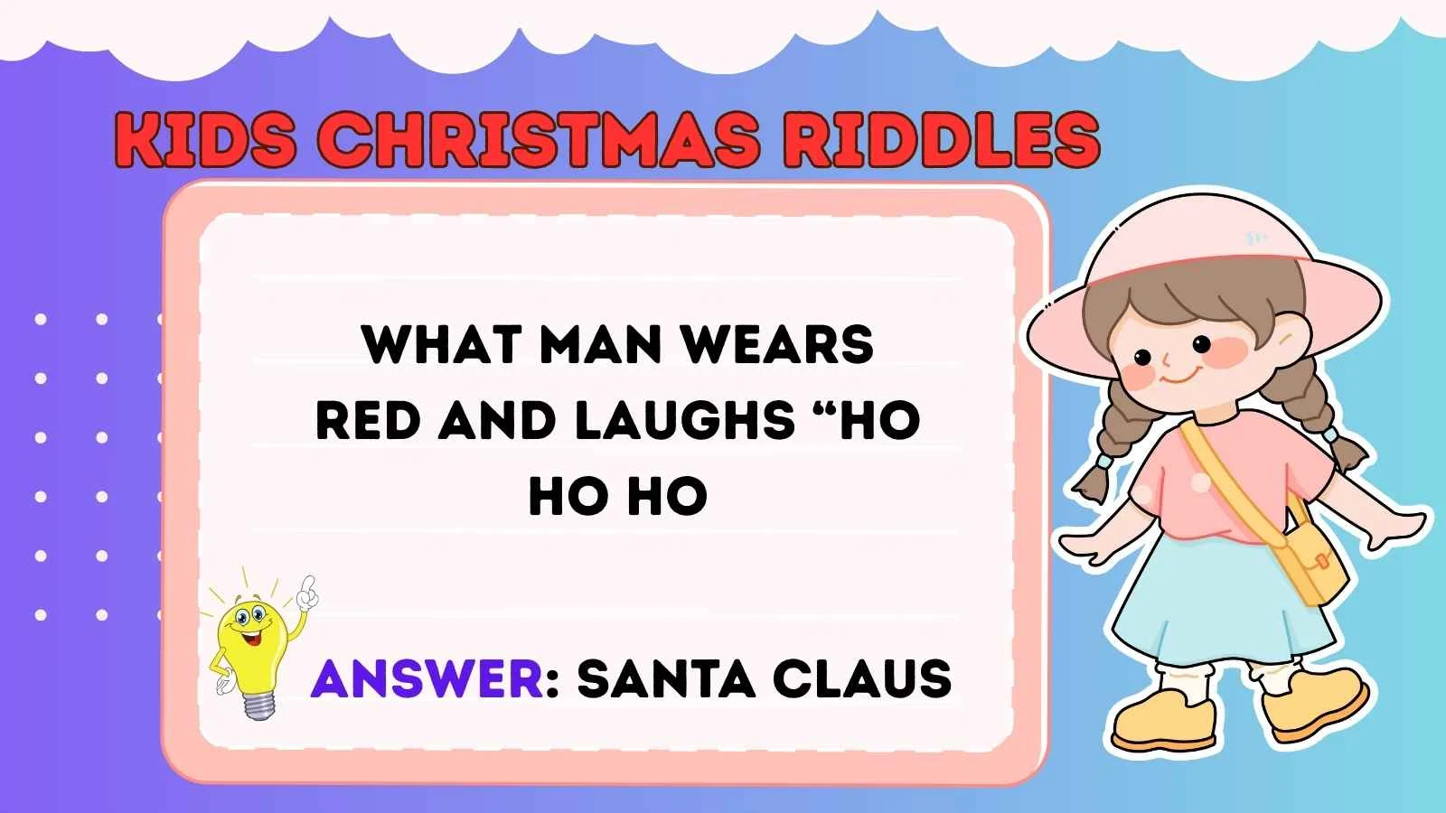Kids Christmas Riddles