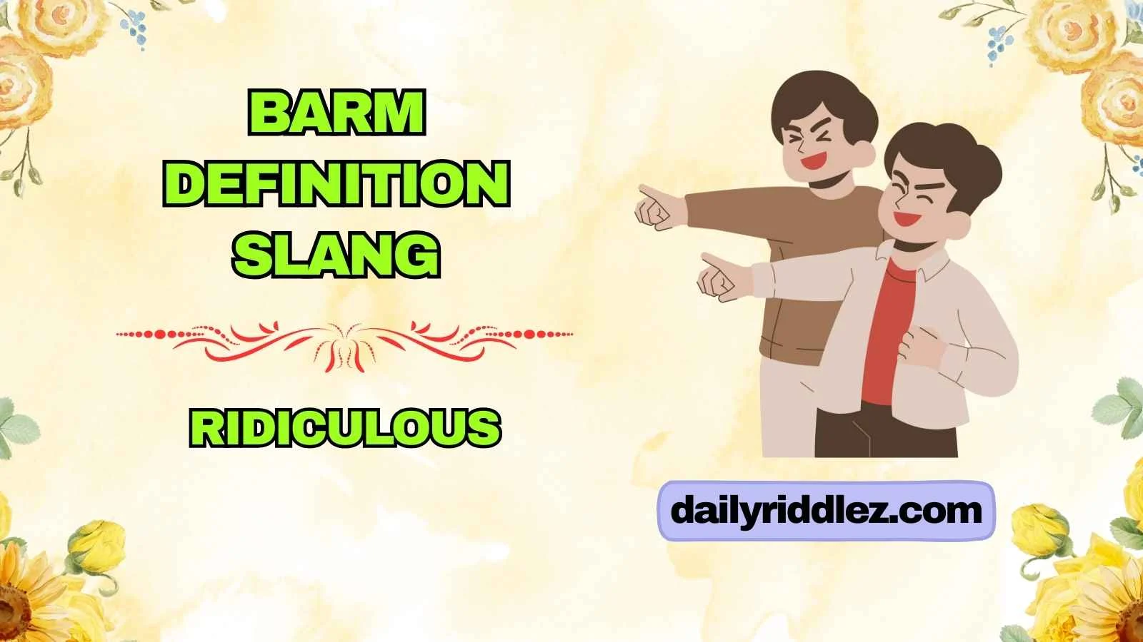 Barm Definition Slang