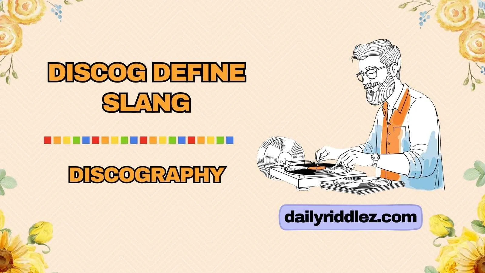 Discog Define Slang