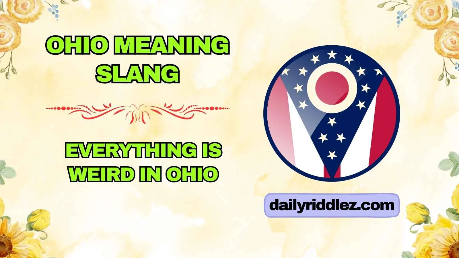 Ohio Meaning Slang