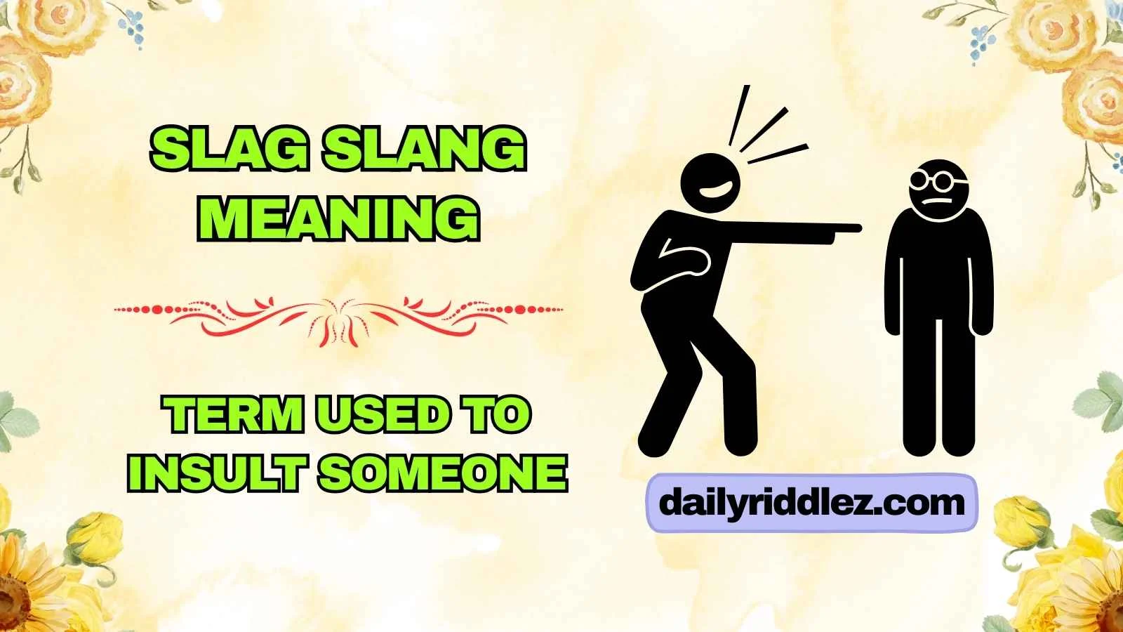 Slag Slang Meaning