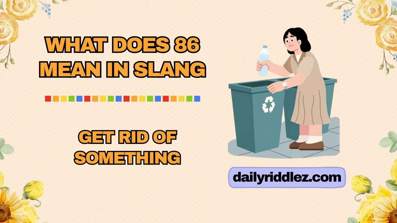 What Does 86 Mean in Slang