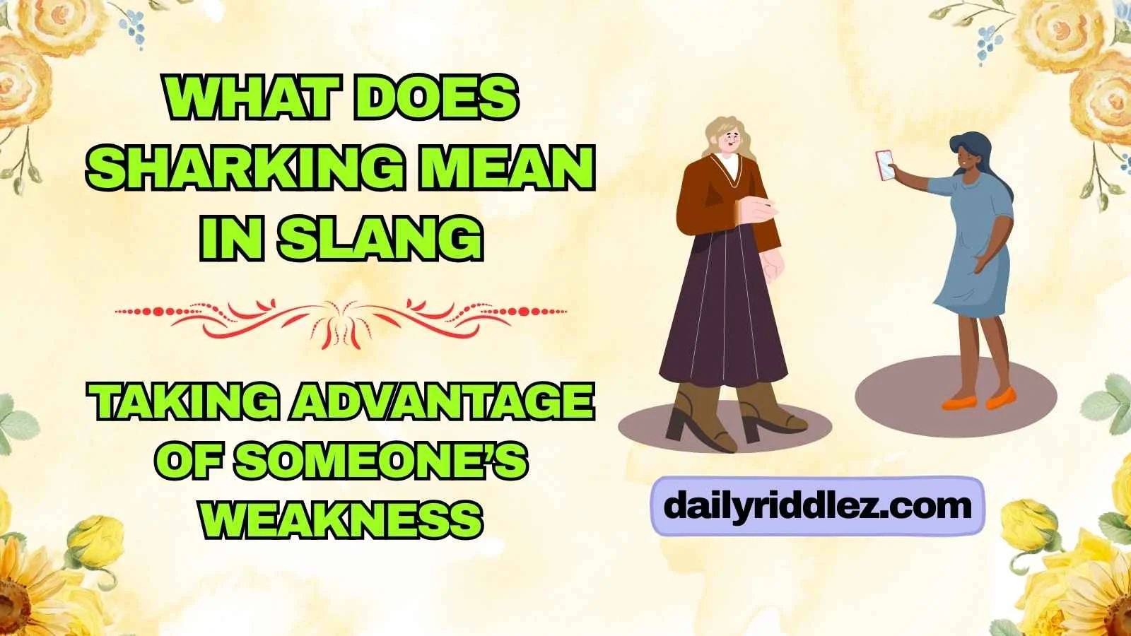 What Does Sharking Mean in Slang