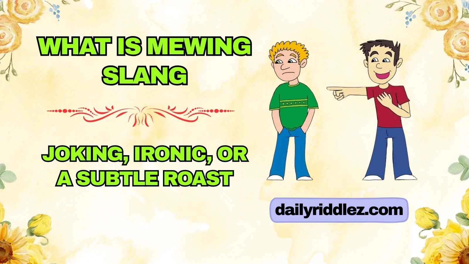 What Is Mewing Slang